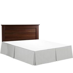 4 / $24 California King 18" drop dust ruffle/ bed skirt slate gray